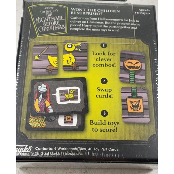 The Nightmare Before Christmas - Making Christmas Card Game - Funko Games 2021 - Picture 11 of 11